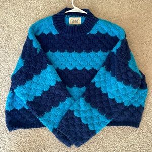 Cider Blue Striped Sweater